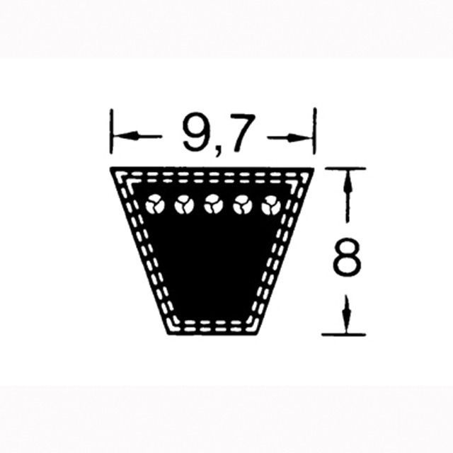 OPTIBELT SPZ1060 Courroie trapézoïdale
