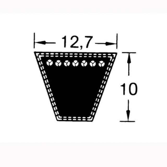 OPTIBELT SPA1600 Courroie trapézoïdale