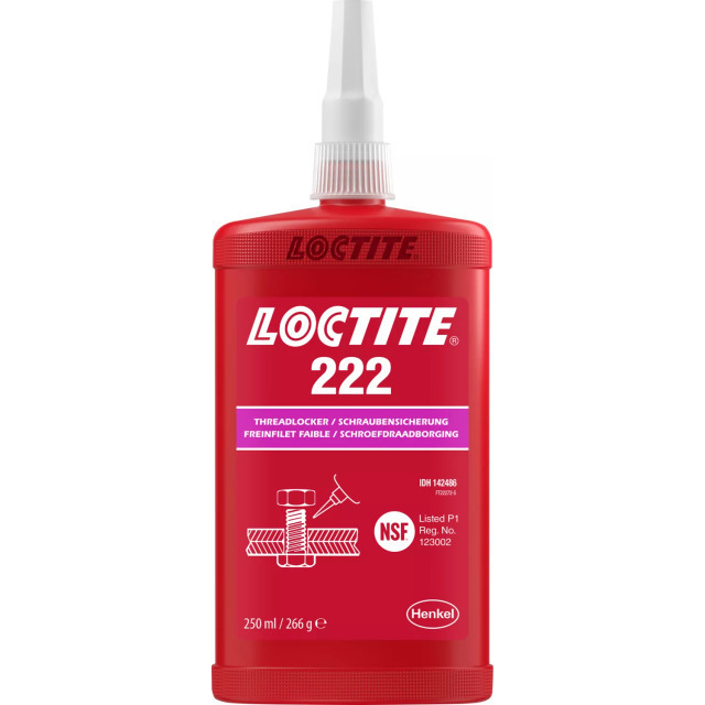 Loctite 222  Freinfilet faible  250ml