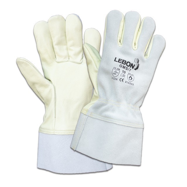 GMS/7/ELC GANT CUIR FLEUR T10