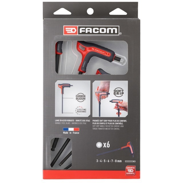 FACOM 84TZSA.PB Jeu clés mâles 6 pans