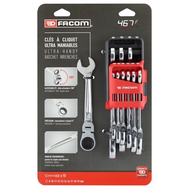 FACOM 467BF.JP10PB Jeu pocket 10 clés