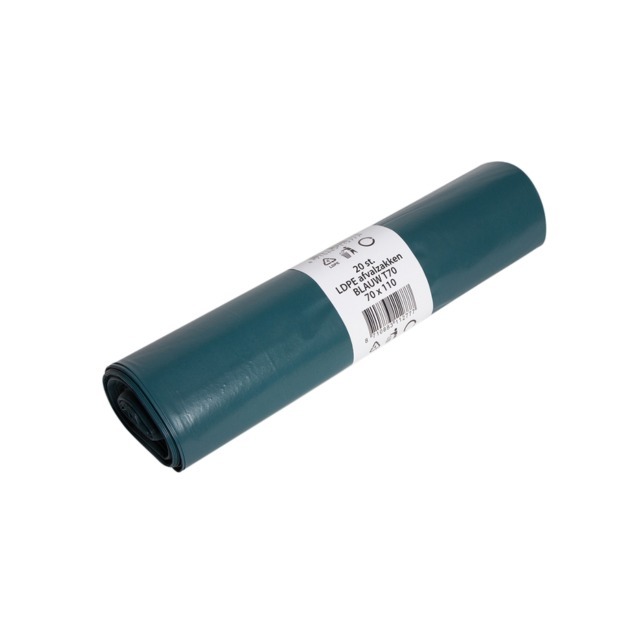 Sac poubelle transparent LDPE 70x110CM