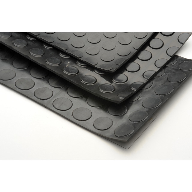 ROLL TAPIS  PASTILLE NOIR 3MM 10 X 1.2 M