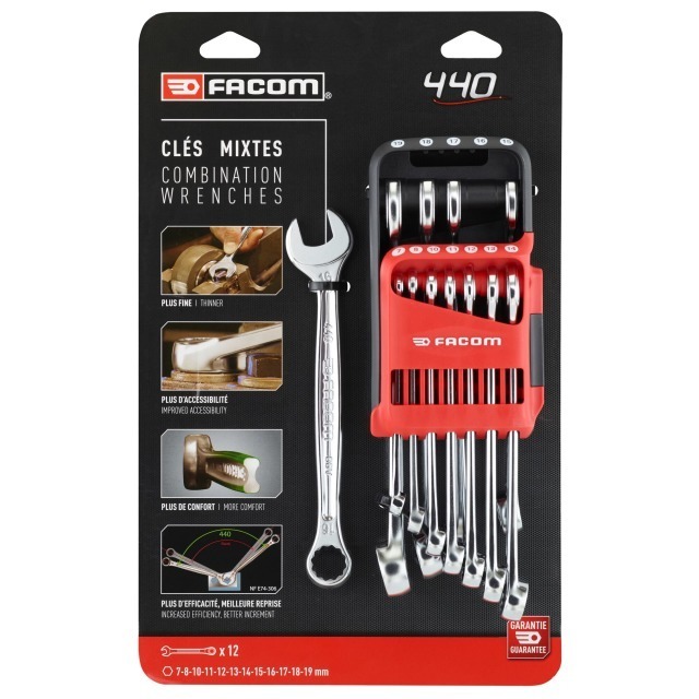 FACOM 440.JP12APB Jeu de clés mixtes