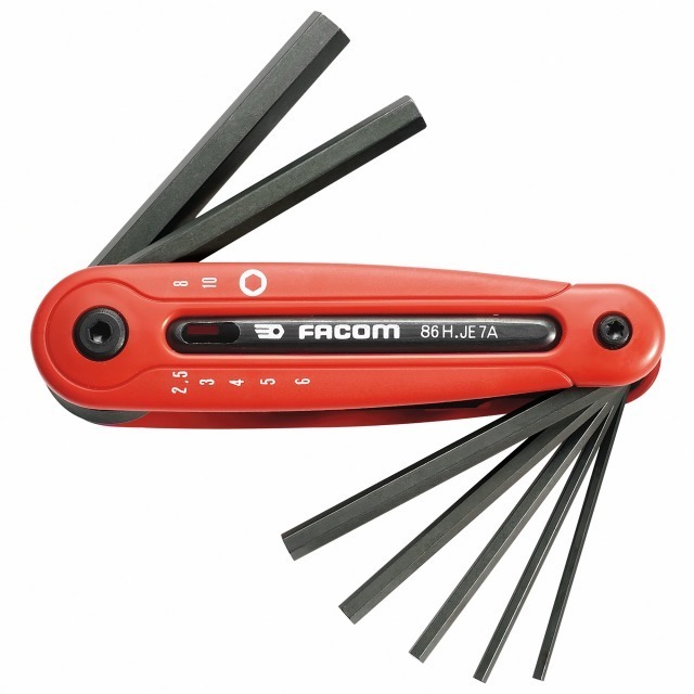 FACOM 86H.JE7A Clés mâles 6pans monture