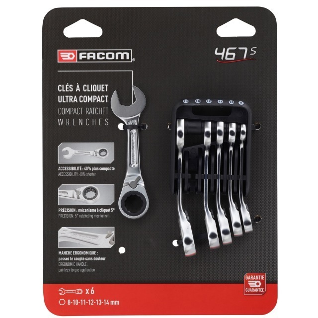 FACOM 467BS.JP6PB Jeu pocket clés 467S