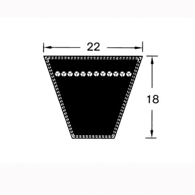OPTIBELT SPC3750 Courroie trapézoïdale